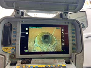 A drain camera will locate the damaged section of drain
