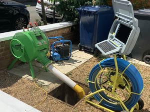A drain Lining installation seals and repairs leaking drains