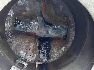 A drainage system restored to a free flowing condition with drain jetting London.