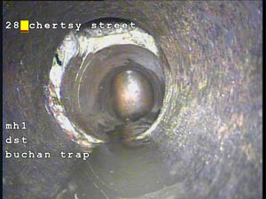A hole at the top of this drain