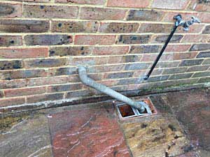 After blocked drain clearance in London.