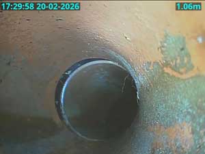 An Open Joint Identified by a Post Build Drain Survey