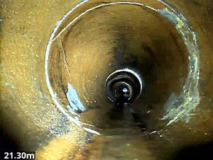 Before - Drain Liner Repair