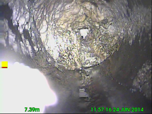 Fat and Wet Wipes completely blocking an underground drain