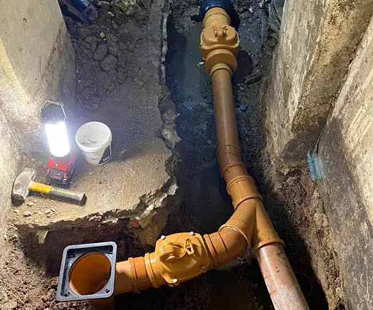 installing no-return drain valve Wembley